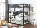 Roger Triple Bunk Bed in Twin or Full Size