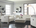 Viviana Glam Living Room Collection in White