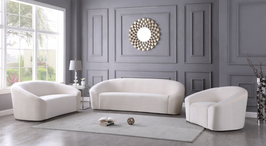 Miley Velvet Living Room Collection in 7 Color Options