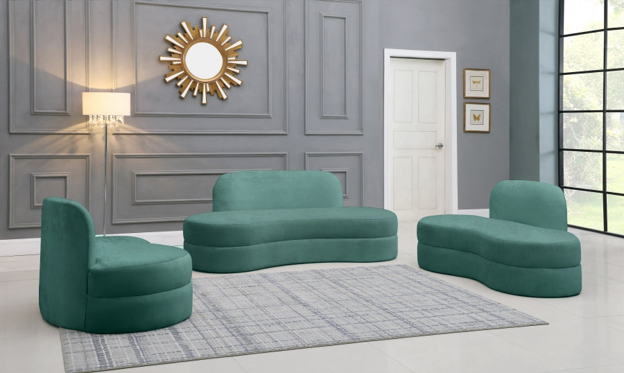 Minzy Velvet Living Room Collection in 6 Color Options