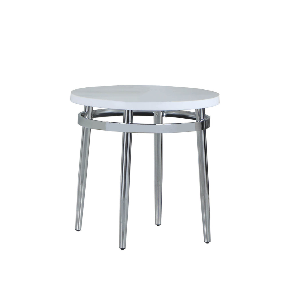 Round Faux Marble Occasional Table Collection