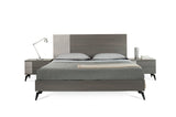 Paige Modern Concrete & Grey Platform Bedroom Collection