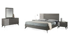 Paige Modern Concrete & Grey Platform Bedroom Collection