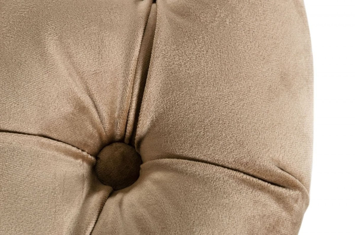 Murad Tufted Velvet Sofa with Gold Base