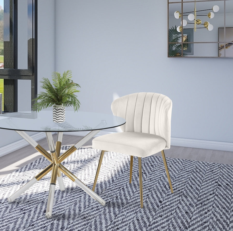 Channel Tufted Velvet Dining Chair in 6 Color Options