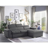 Freya Pull Out Sleeper Sectional in 3 Color Options