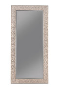 Mosaic Floor Mirror in Silver or Black