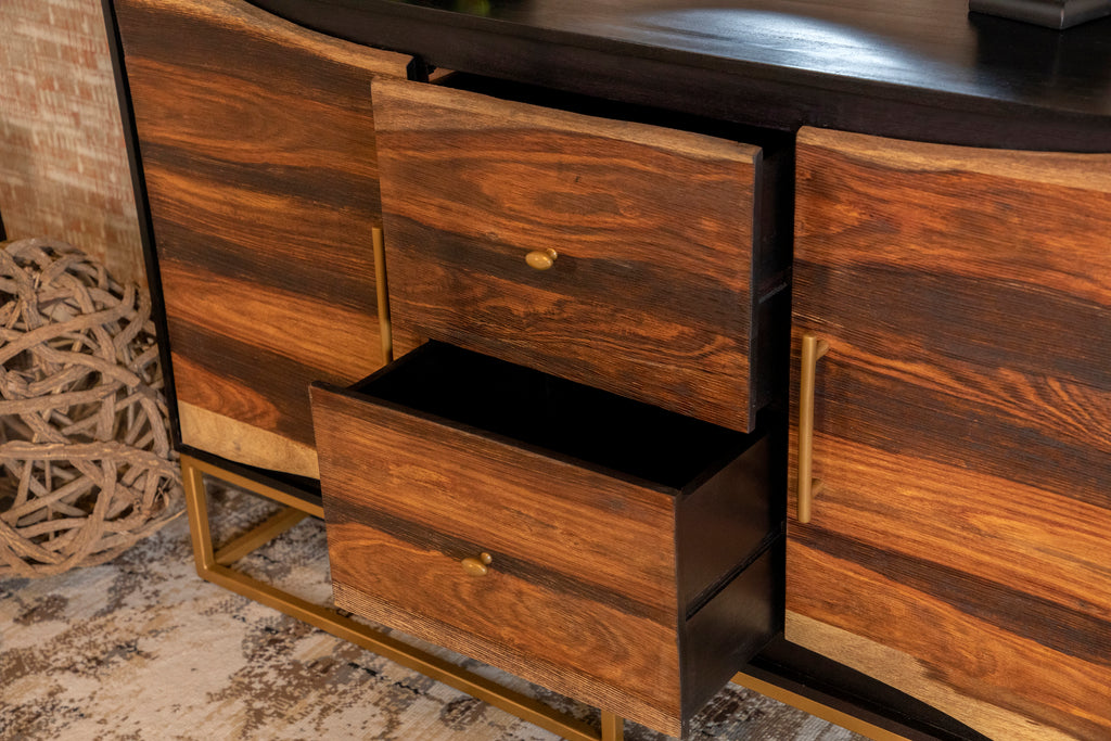 Hand Painted Accent Cabinet in 2 Sizes
