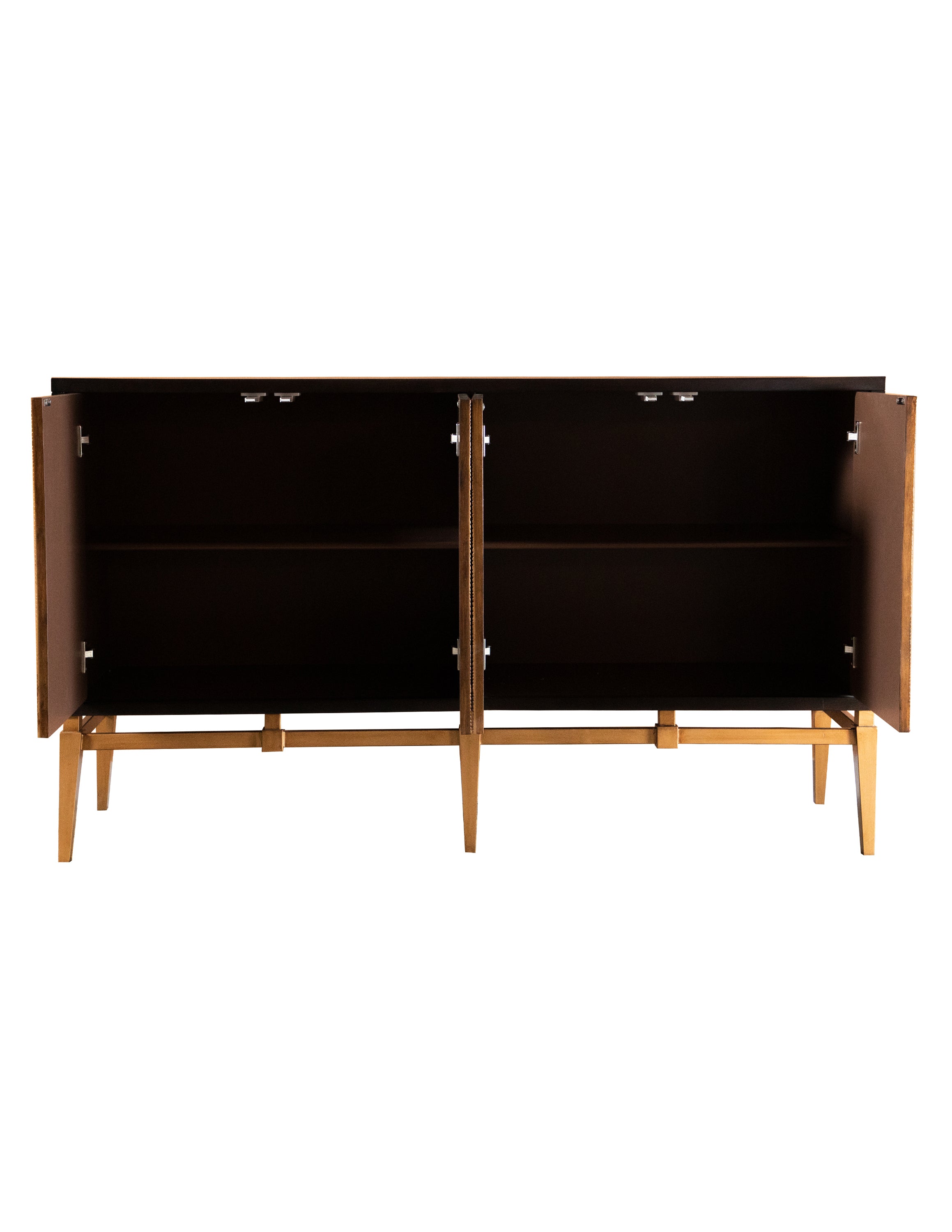 Sunburst Textured Accent Cabinet in 2 Sizes