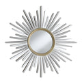Silver & Matte Champagne Wall Mirror