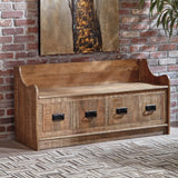 Garrett Rustic Storage Bench