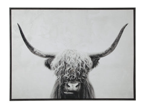 Highland Cow Canvas Wall Art
