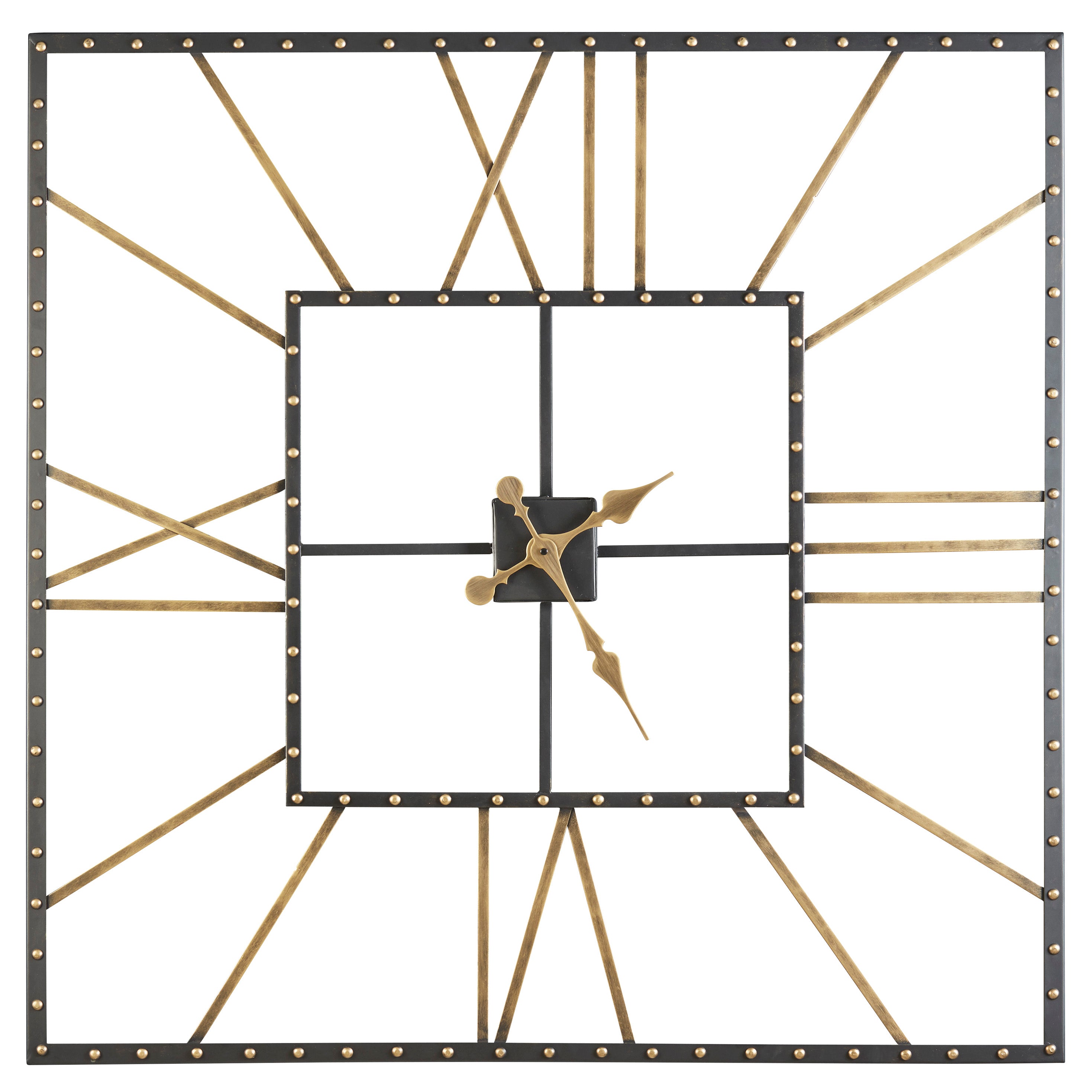 Square Openwork Wall Clock