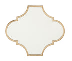 Modern Quatrefoil Accent Wall Mirror