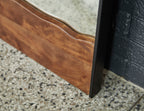 Faux Live Edge Floor Mirror