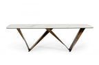 Mel Modern White Ceramic Dining Table