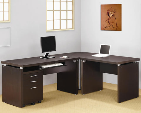 Papineau Contemporary L Shaped Computer Desk