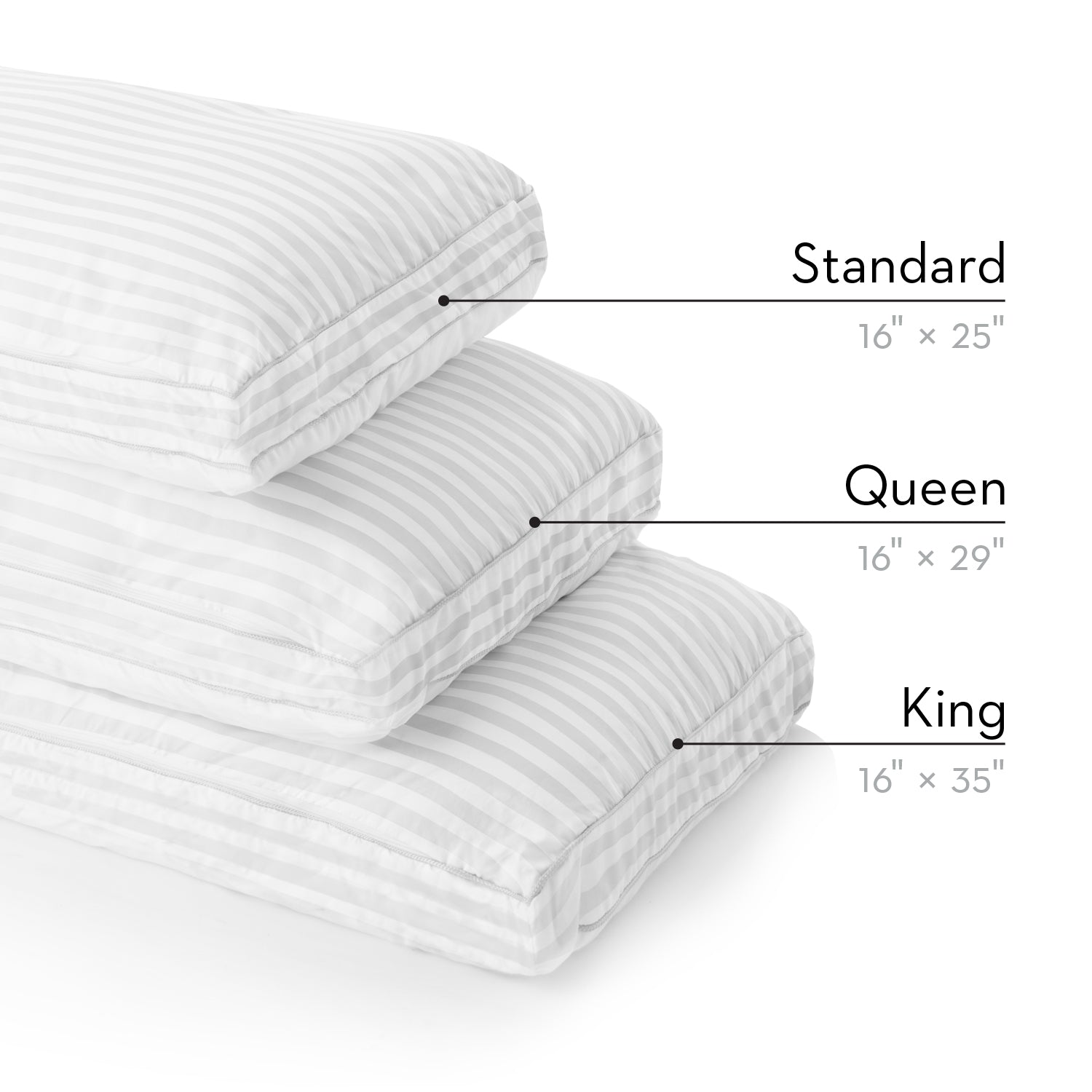 Convolution Gelled Microfiber Pillow