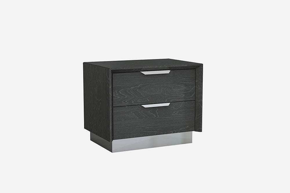 Monti Modern Grey Lacquered Bedroom Collection