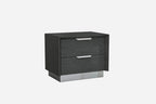Monti Modern Grey Lacquered Bedroom Collection