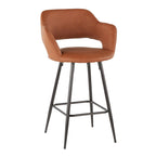 Margo Upholstered Stool in Counter or Bar Height