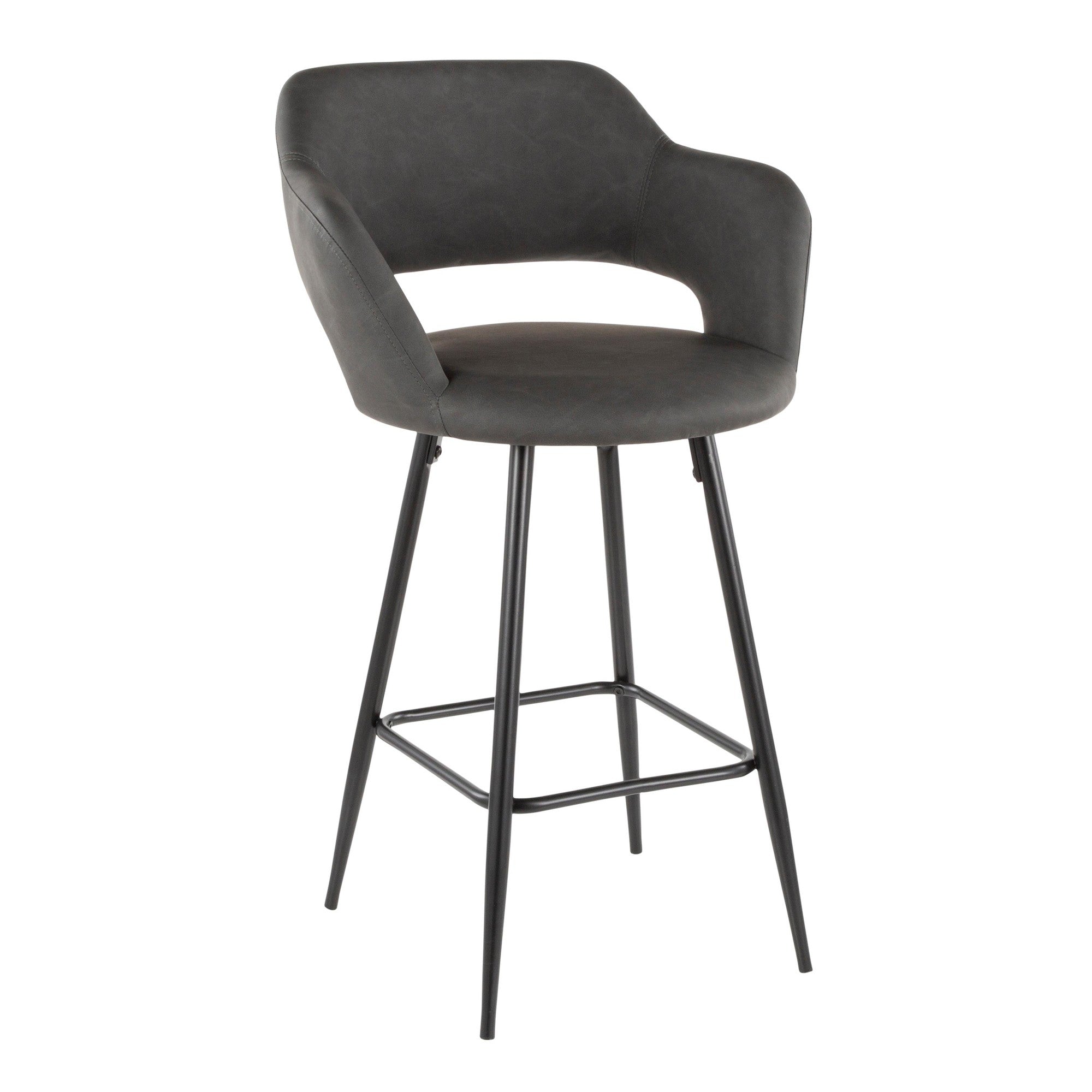 Margo Upholstered Stool in Counter or Bar Height