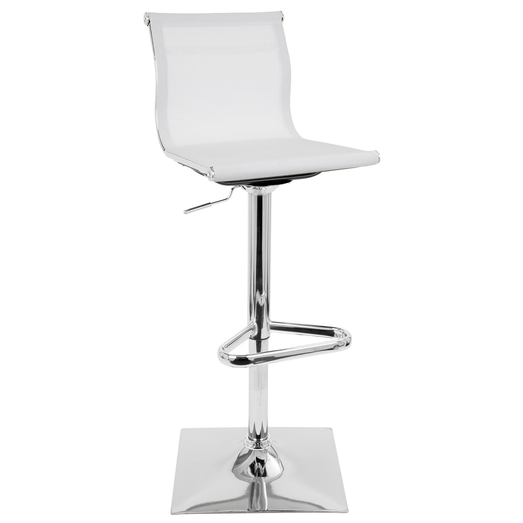 Mira Adjustable Barstool in Grey, Black or White