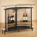 Modern Corner Bar Unit in White or Black