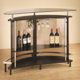 Modern Corner Bar Unit in White or Black