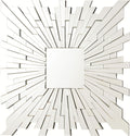 Modern Square Burst Mirror