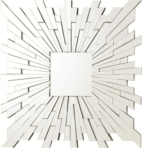 Modern Square Burst Mirror