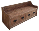 Garrett Rustic Storage Bench