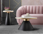 Round White Marble Occasional Tables Collection