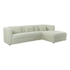 Coulson Velvet Sectional in 3 Color Options