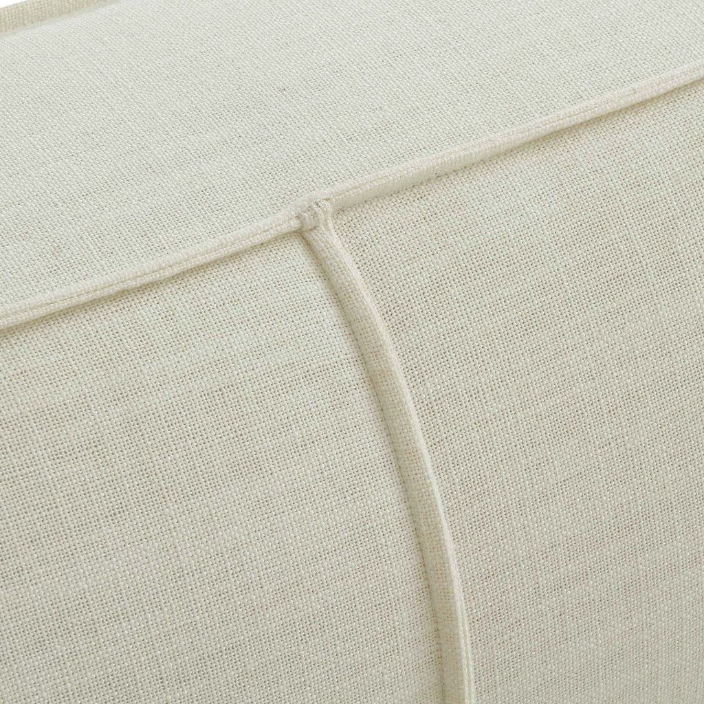 Olaf Oversized Sofa in Black Velvet or Cream Linen