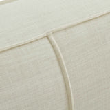 Olaf Oversized Sofa in Black Velvet or Cream Linen