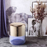 Hammered Design Accent Table in 3 Color Options