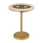 Eye Design Handpainted Accent Table
