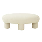Plush Boucle Ottoman