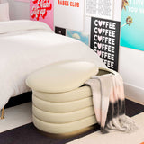 Velvet Storage Bench with Gold Base in 3 Color Options