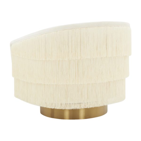 Fabiola Velvet Swivel Accent Chair in 4 Color Options