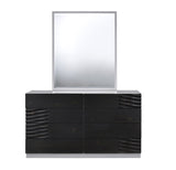 Becca Grey and Black Modern Bedroom Collection