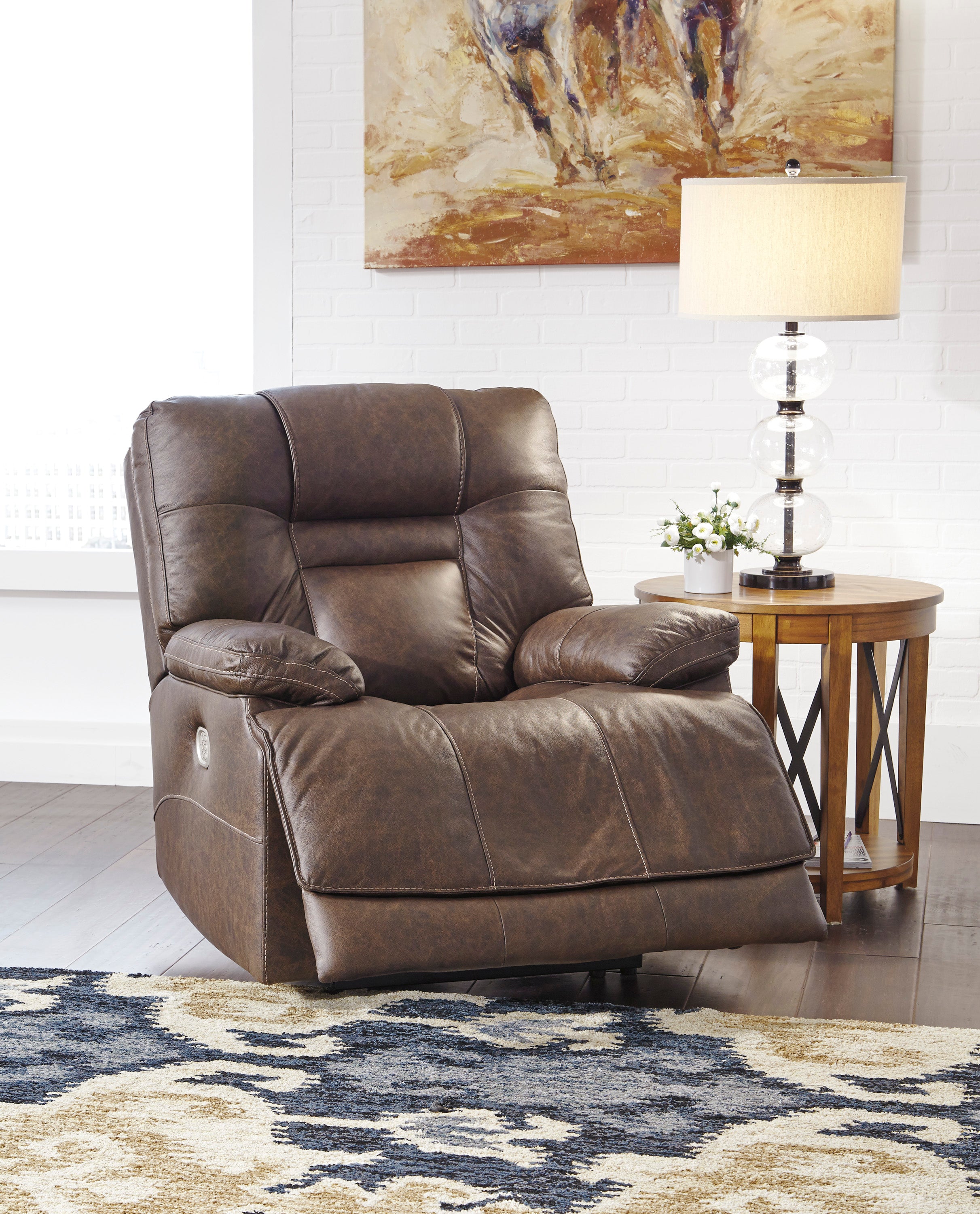 Winston Leather Reclining Living Room Collection in 2 Color Options