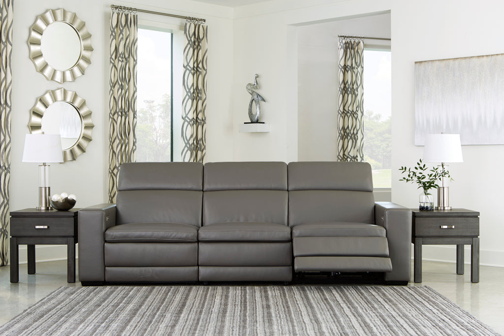 Tex Leather Reclining Living Room Collection in 2 Color Options