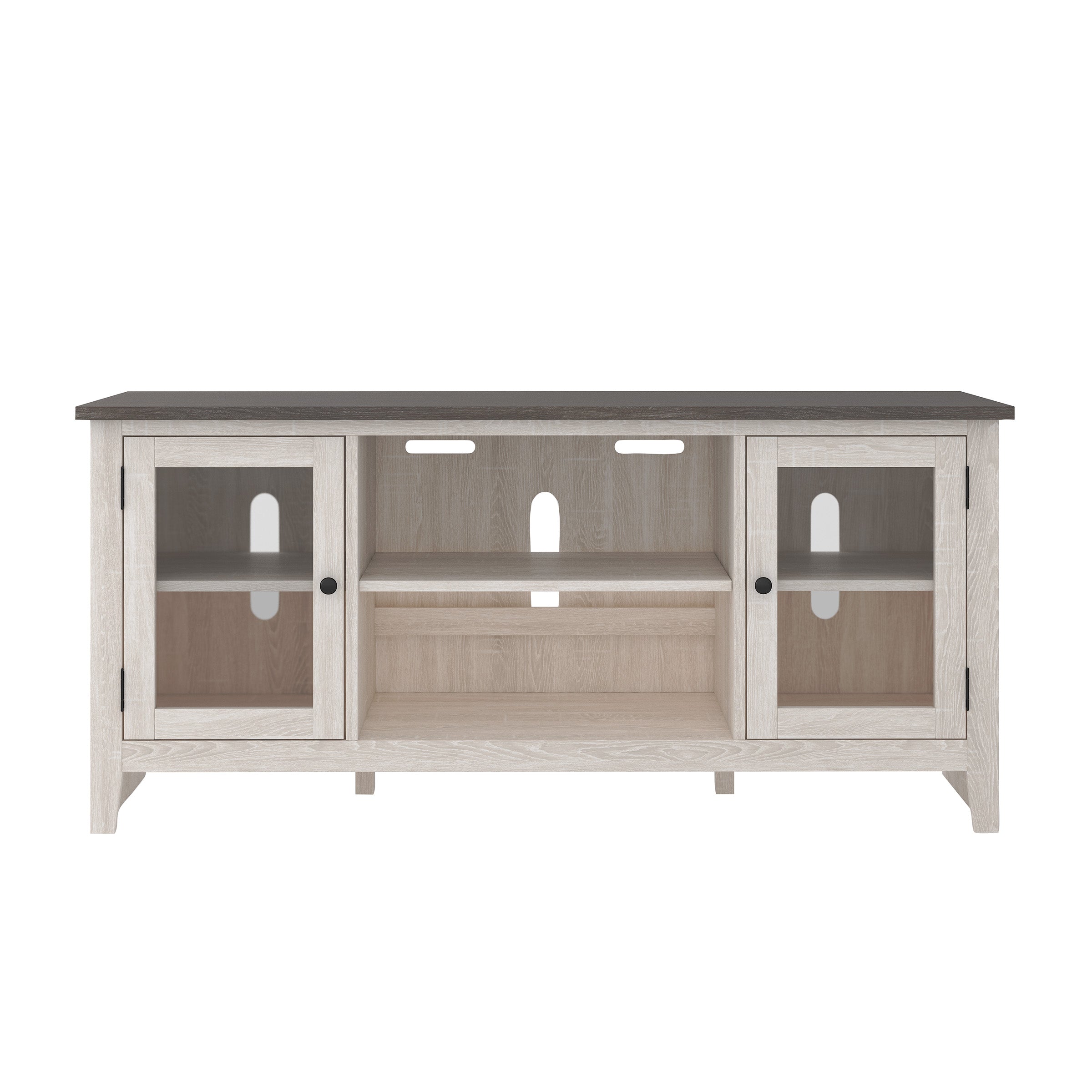 Doris 60" Media Stand with Optional Fireplace
