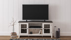Doris 60" Media Stand with Optional Fireplace