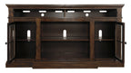Rodney 72" Media Stand with Optional Fireplace