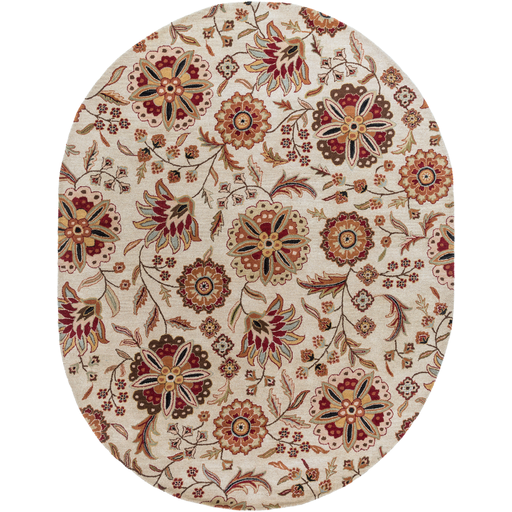 Ernie Oval Area Rug in 3 Colors & 2 Sizes