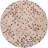 Enrique Round Area Rug in 7 Colors & 4 Sizes