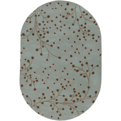 Enrique Oval Area Rug in 7 Colors & 2 Sizes